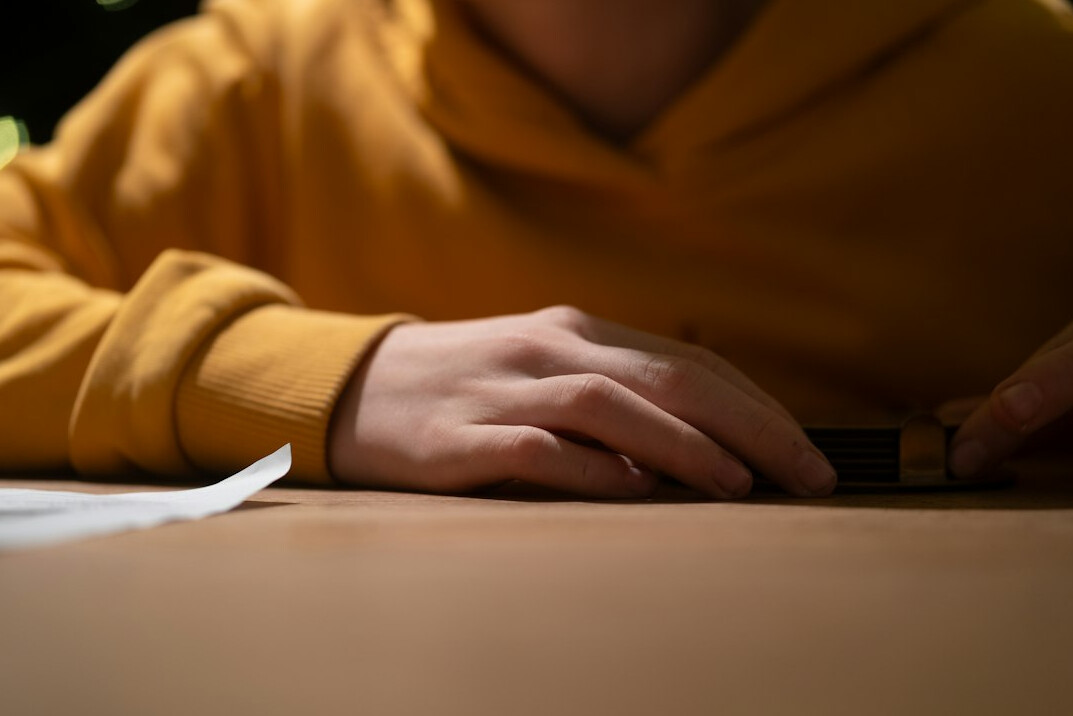 intense writer expression
